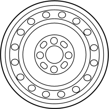 Nissan 40300-5EF0E Wheel Assy-Disc