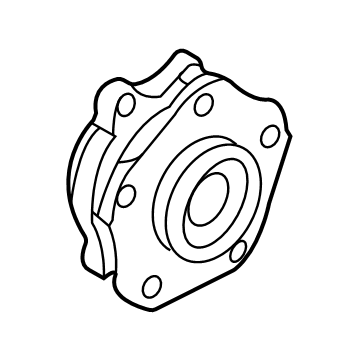 Nissan 40202-6RR0A Hub Assembly-Road Wheel,Front