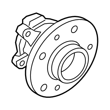 Nissan 43202-5EE1A Hub Assembly-Rear Axle