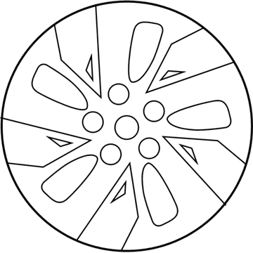 Nissan 40315-6CA1B Cap Road Wheel