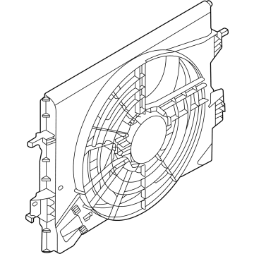 2022 Nissan Versa A/C Condenser Fan - 21481-5R00C