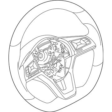 Nissan Leaf Steering Wheel - 48430-6WK3C