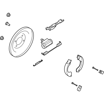 Nissan 44000-6LA0D Brake Assy-Parking,Rear RH