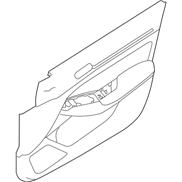 Nissan 80901-9HE3D FINSHER Assembly Front Door LH