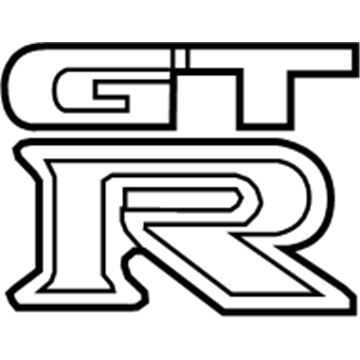 Nissan GT-R Emblem - 84894-6HT0A