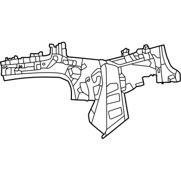 Nissan G6630-6LBMA Pillar-Rear,Inner RH