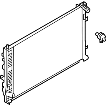 2021 Nissan Rogue Radiator - 21460-6RA0B