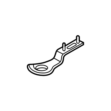 Nissan 51113-9BU0A Towing Hook-Front,LH