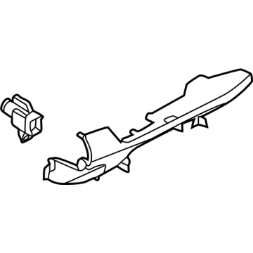 Nissan 68104-6RB0A Panel-Instrument Lower,Center