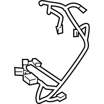 Nissan 87069-6JF0A Harness-Front Seat
