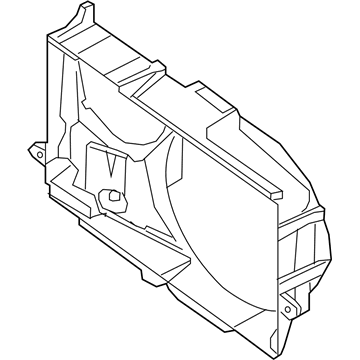 Nissan 21476-9FV0B Shroud-Radiator,Upper