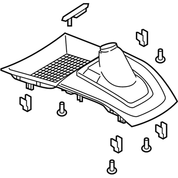 Nissan 96941-6FP2C Finisher-A/T Indicator,Console