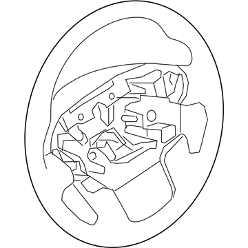 Nissan 48430-9FV5A Wheel Assembly-Steering W/O Pad