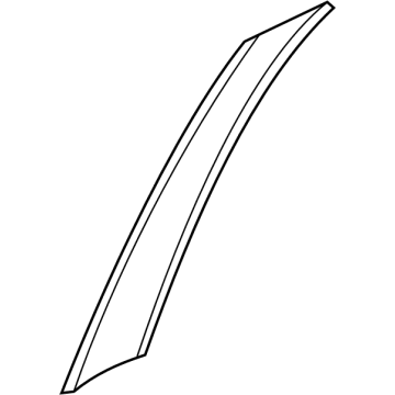 Nissan 822D3-6LE0A Cover-Rear Door Sash,LH