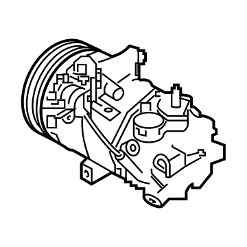 Nissan Sentra A/C Compressor - 92600-6LB0A