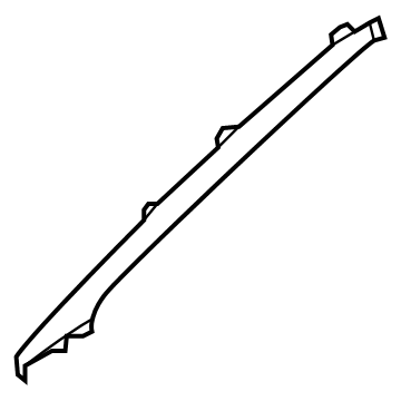 Nissan 76911-5RW0A GARNISH Assembly-Front Pillar, RH