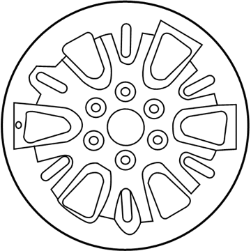 Nissan 40300-9FU9K Aluminum Wheel