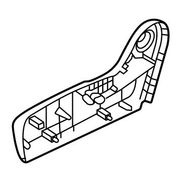 Nissan 87330-6RE0A Finisher-Cushion,Front Seat Outer RH