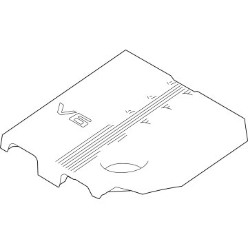 Nissan 14041-9BT0A Ornament Assy-Engine Cover