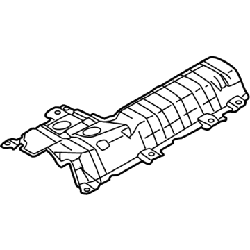 2021 Nissan Rogue Exhaust Heat Shield - 74758-6RR0A