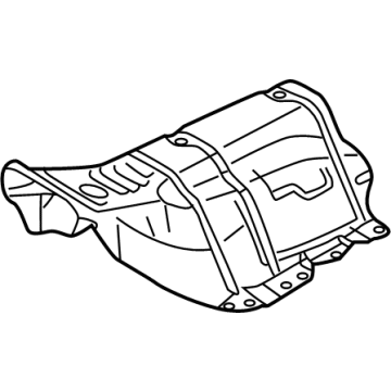 Nissan Rogue Exhaust Heat Shield - 74753-6RR1A