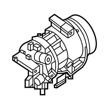 Nissan 92600-6RA0B Compressor Assy-Cooler