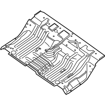 Nissan 74512-9BU1A Floor-Rear,Front