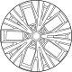Nissan 40300-6RR3B Wheel Assy-Disc