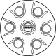 Nissan 40315-9BU0A Cap-Disc Wheel