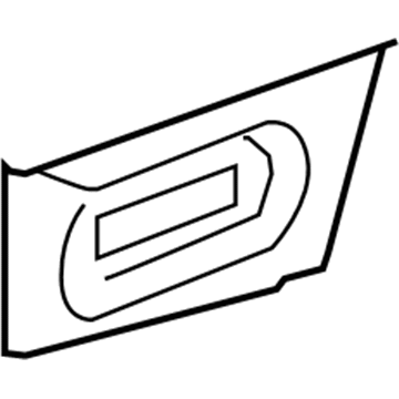 78117-JK000 Nissan Extension-Rear Illustration 1 of 1