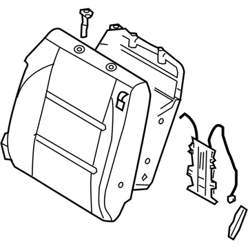 Nissan 87650-8S110 Back Assy-Front Seat