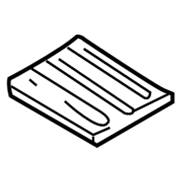 93515-92G30 Nissan Panel-Floor Side,Front LH Illustration 1 of 1