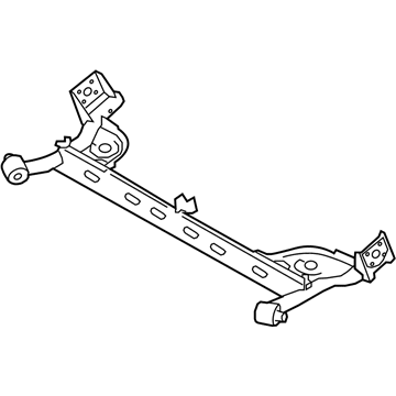 55501-9EL0A Nissan Rear Suspension Beam Complete Illustration 1 of 1