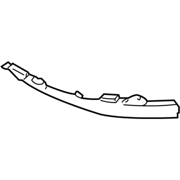 Nissan 62064-CA00A Protector-Front Bumper,RH