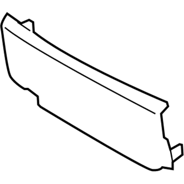 Nissan 87389-6JF0A Finisher Assy-Cushion,Front Seat LH Rear