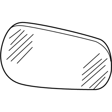Nissan 96365-9E000 Glass-Mirror,RH