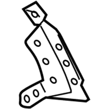 28038-9CH0A Nissan Radio Mounting Bracket Right Hand Illustration 1 of 1