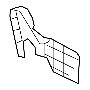 Nissan 87331-JM00B Finisher-Cushion,Front Seat Inner RH