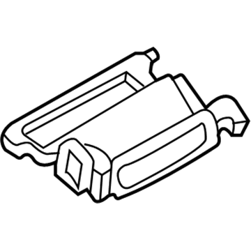 Nissan 27860-7Z800 Duct-Ventilator,Center