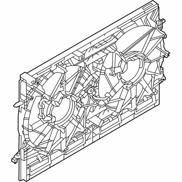 Nissan Rogue Fan Shroud - 21483-6RA0A