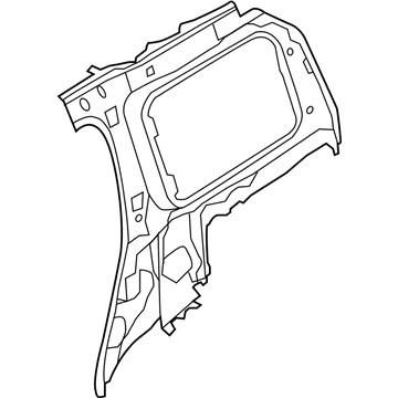 Nissan 76631-1JA0A Pillar Re Inner L