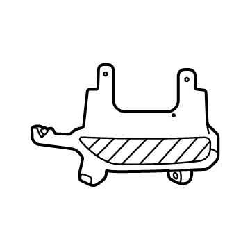 Nissan 62256-6MR0A Finisher-Front Bumper