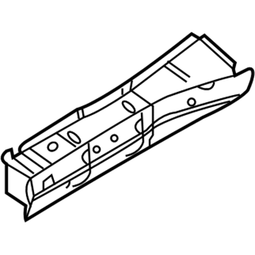 Nissan 76719-1EA0A Extension-Rear Wheel House Outer,LH