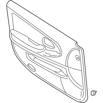 Nissan 80900-3Y200 FINISHER Assembly-Front Door,R