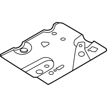 Nissan 64866-5MP1H BRACKET-BATTERY MOUNTING
