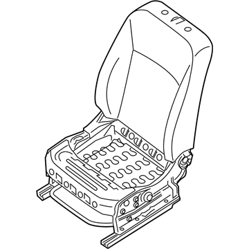Nissan 87651-ZJ69B Frame Assembly-Front Seat Back