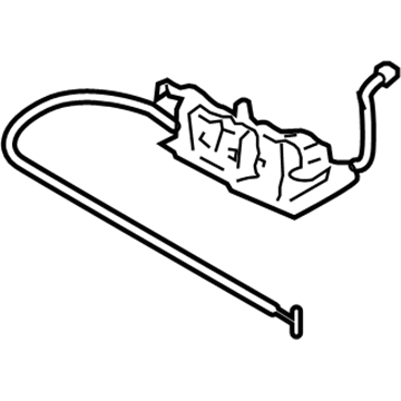 97090-CE40A Nissan Lock-Folding Roof,Rear Illustration 1 of 1