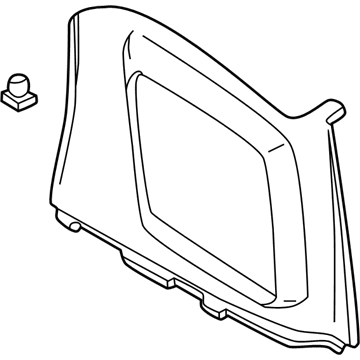 Nissan 76935-0W512 FINISHER-Luggage Side,Upper L