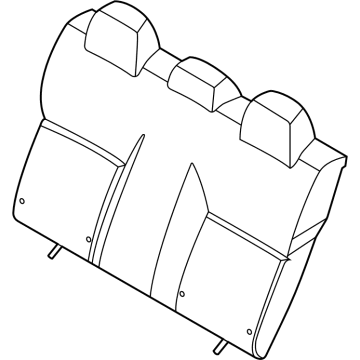 2021 Nissan Versa Seat Cover - 88620-5EE2A