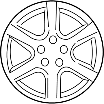 40300-7Y10B Nissan Aluminum Wheel Illustration 1 of 1